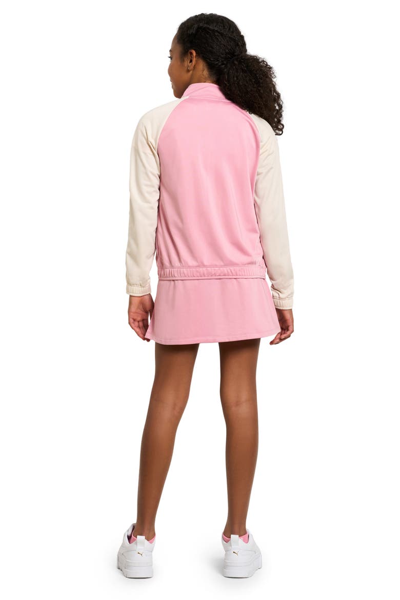 Kids' Track Jacket & Skort, Alternate, color, BEYOND PINK