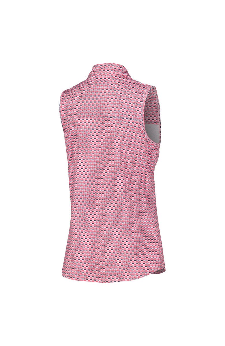 PUMA Women's Puma Pink Arnold Palmer Invitational Deco Sleeveless MATTR Polo, Alternate, color, 