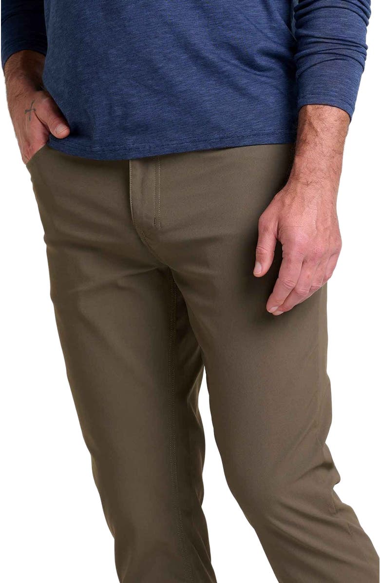 Toad & Co Rover II 5 Pocket Lean Pant, Alternate, color, Jeep