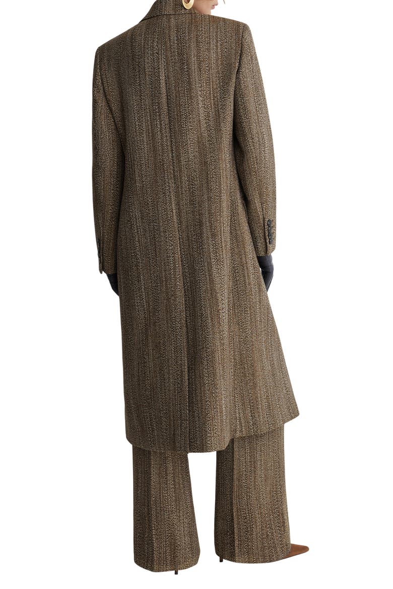 Inessa Wool Coat, Alternate, color, BROWN