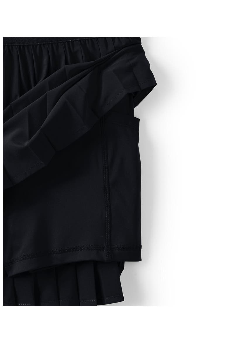 Active Woven Pleated Skort, Alternate, color, Black