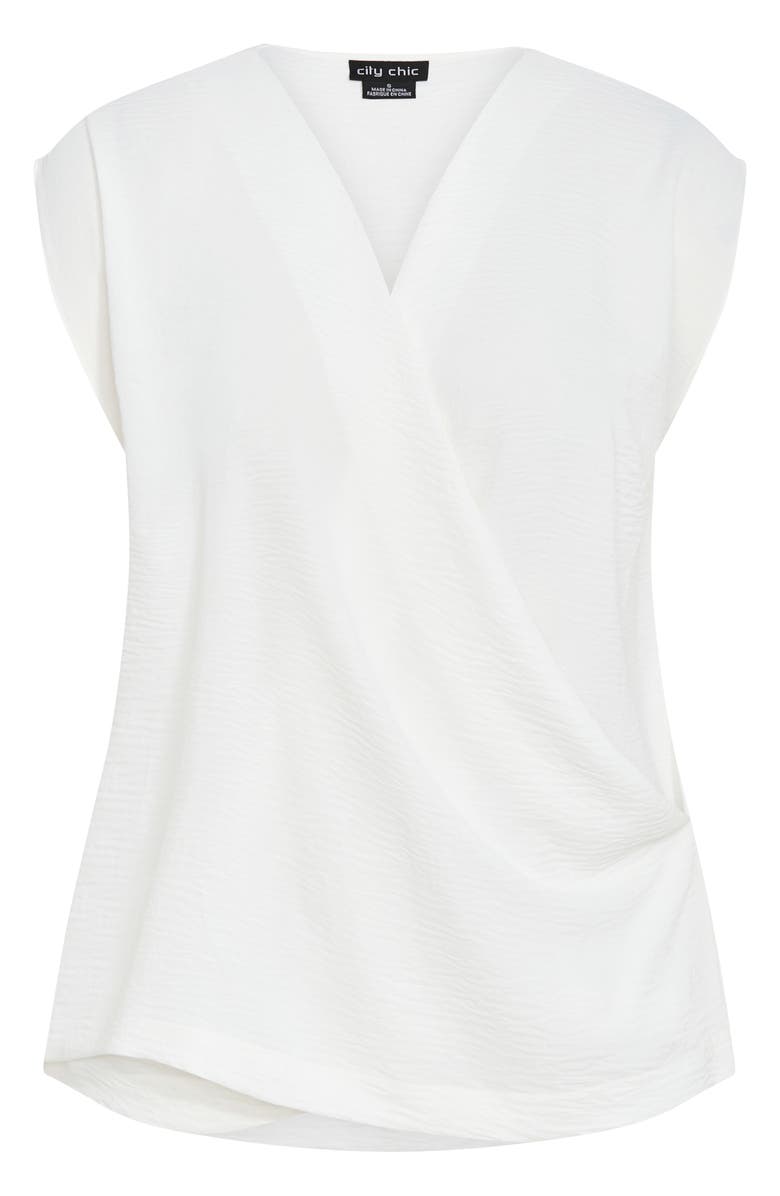City Chic Ciara Crepe Top, Alternate, color,