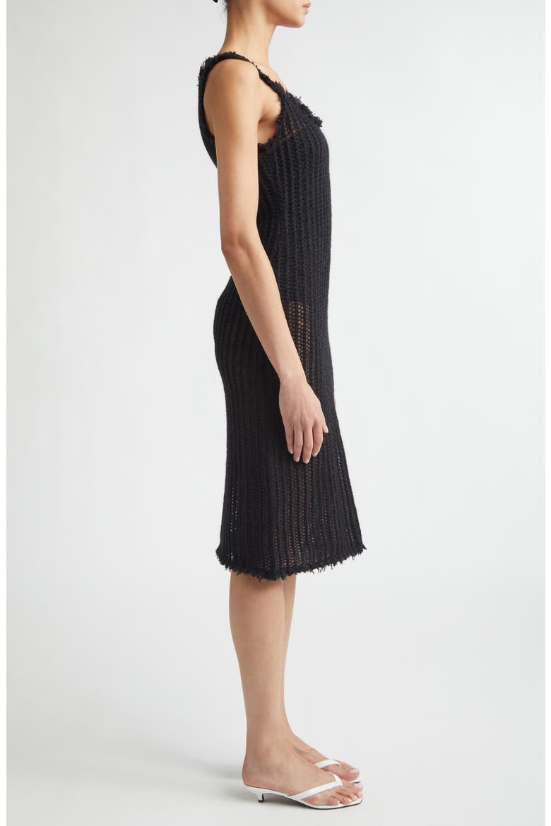 Mohair & Wool Blend Tank Sweater Dress, Alternate, color, BLACK