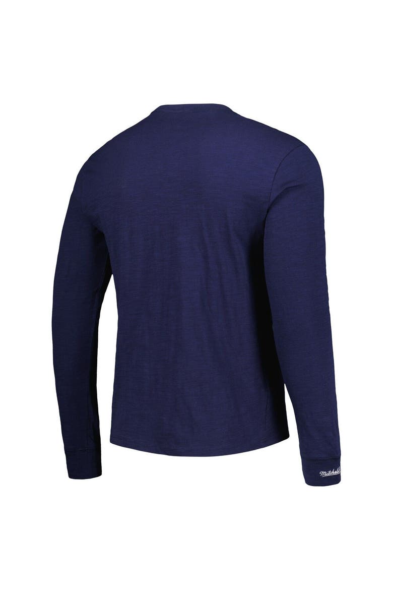 Men's Mitchell & Ness Navy LA Galaxy Legendary Long Sleeve T-Shirt, Alternate, color, Navy