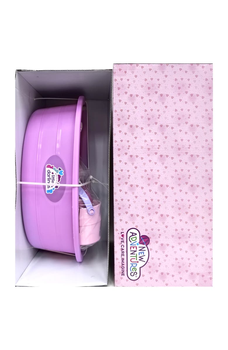 Little Darlings Wash N
Play Baby Set 12" Doll 7Pc Bath Care Toy, 2+, Alternate, color, Multicolored