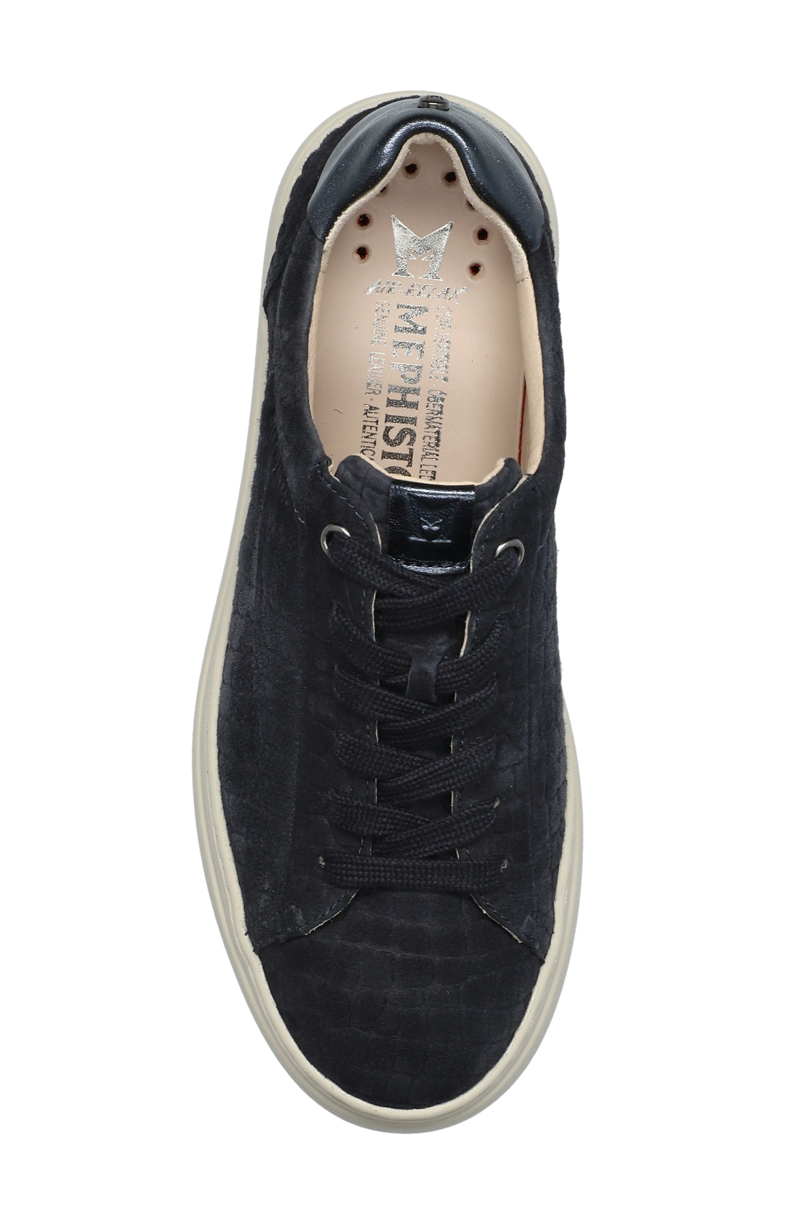 Dotty Lace-Up Sneaker, Alternate, color, NAVY71445/ 95