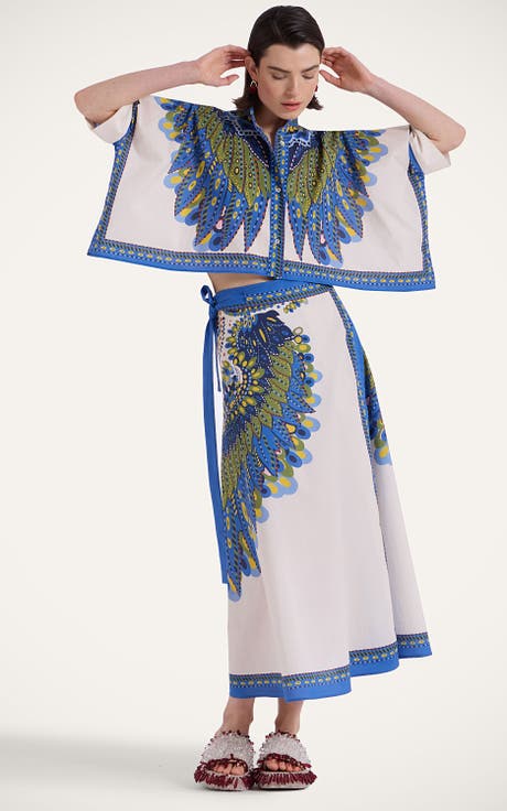 Sarong Skirt Chakra Placée Multicolor