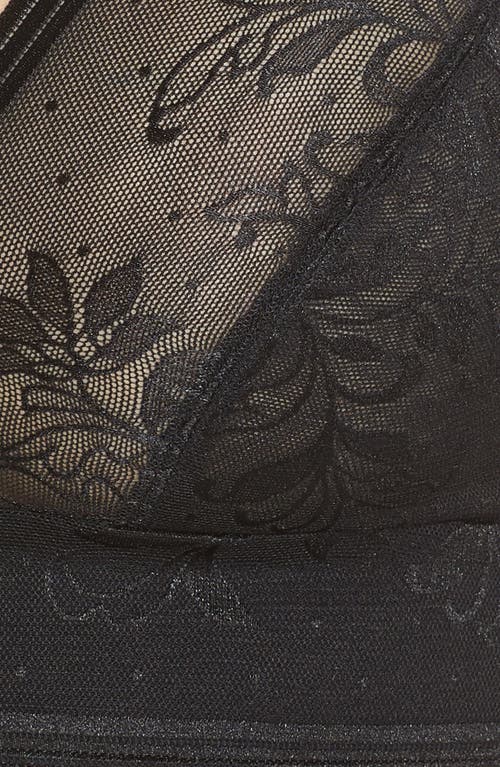 Wacoal Net Effect Bralette In Black