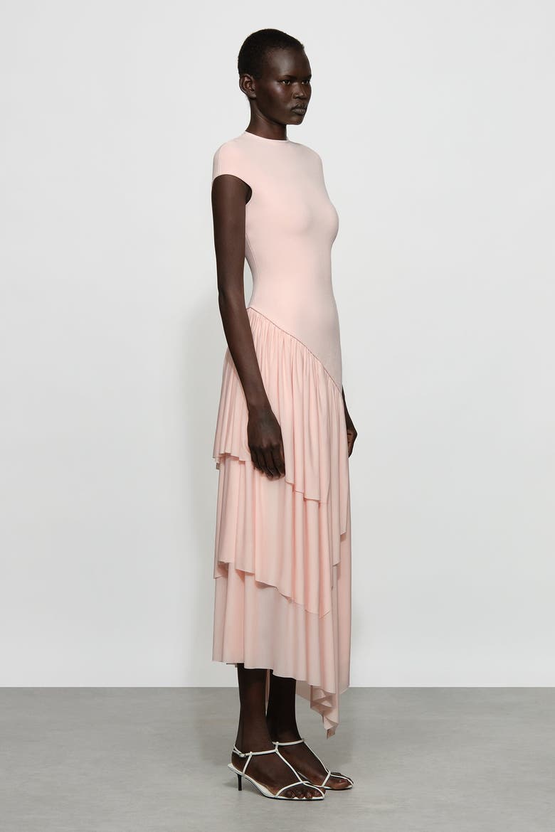 Elowen Knit Combo Dress, Alternate, color, Blush