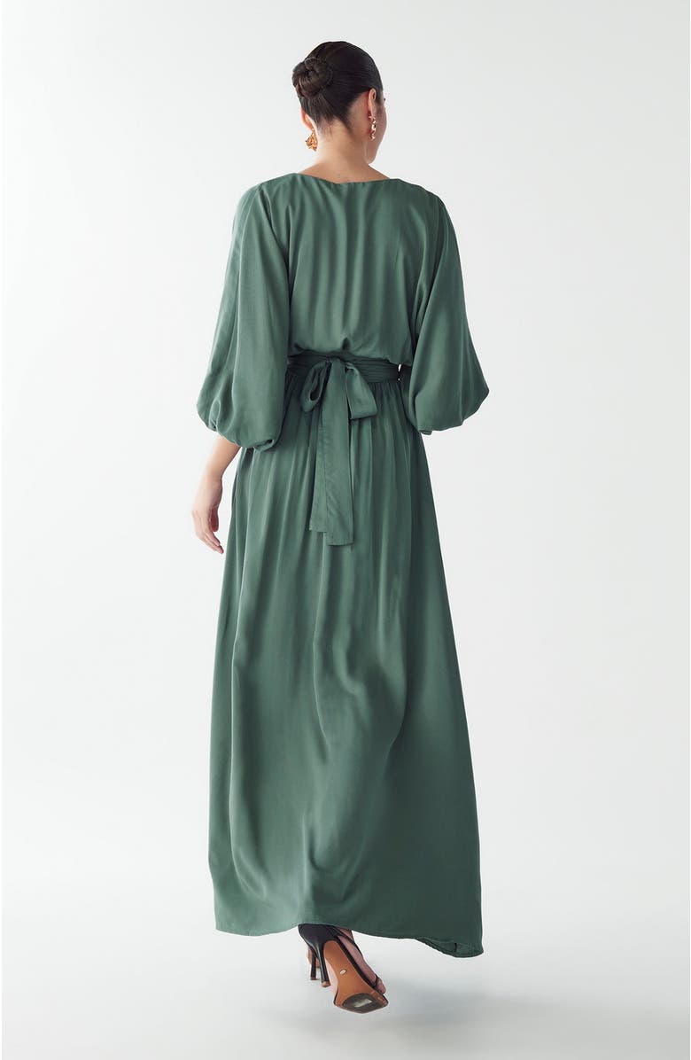 ST MRLO Rowe Maxi Dress, Alternate, color, Eucalyptus