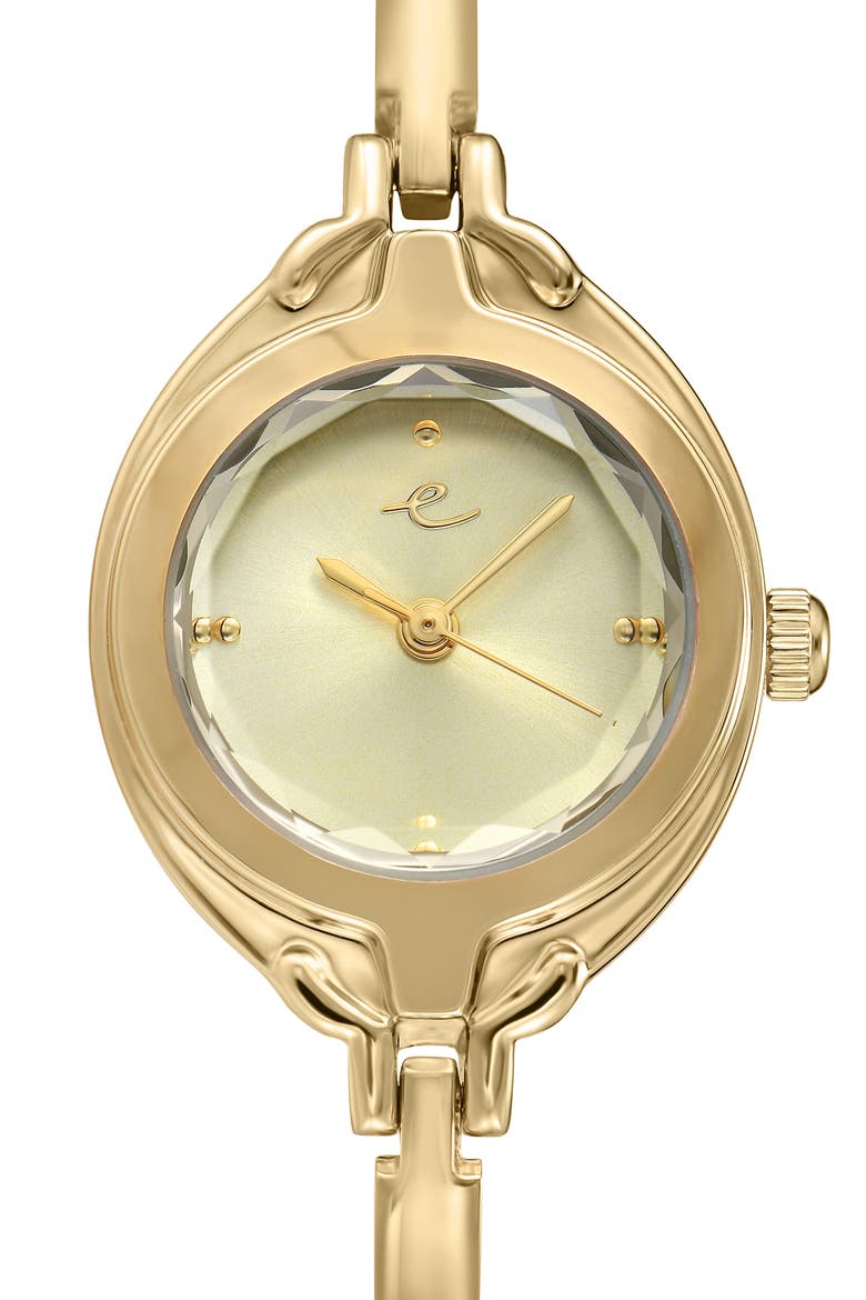 Dainty Bangle Bracelet Watch, Alternate, color, GOLD