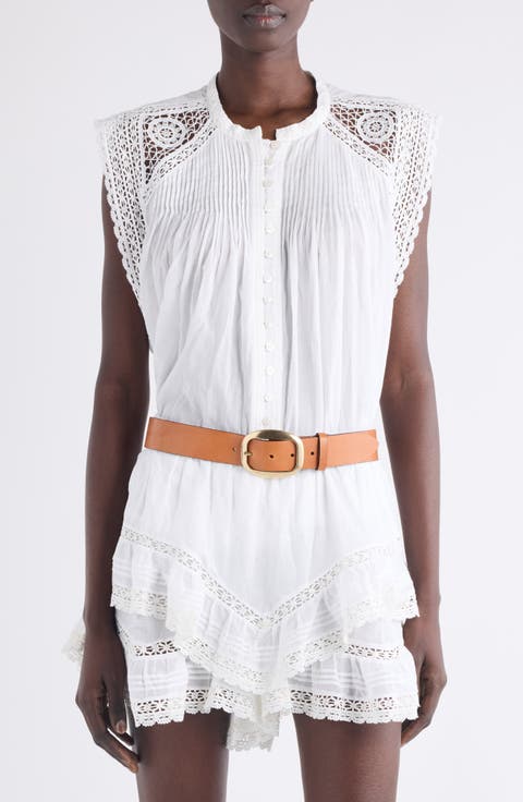 【関税&送料込】Isabel Marant Etoile White Cotton Blend Cely Shop White Isabel Marant Étoile Online | Nordstrom