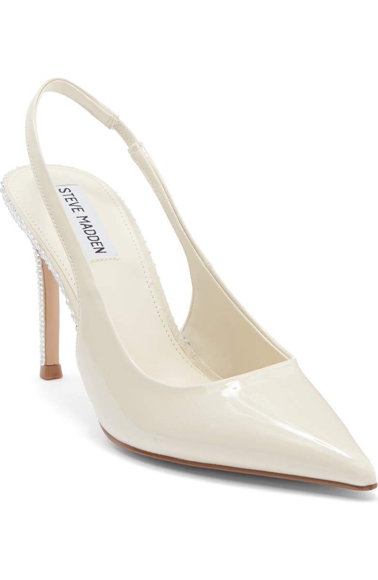Steve Madden Jayney Slingback Pump, Main, color, Bone Leather