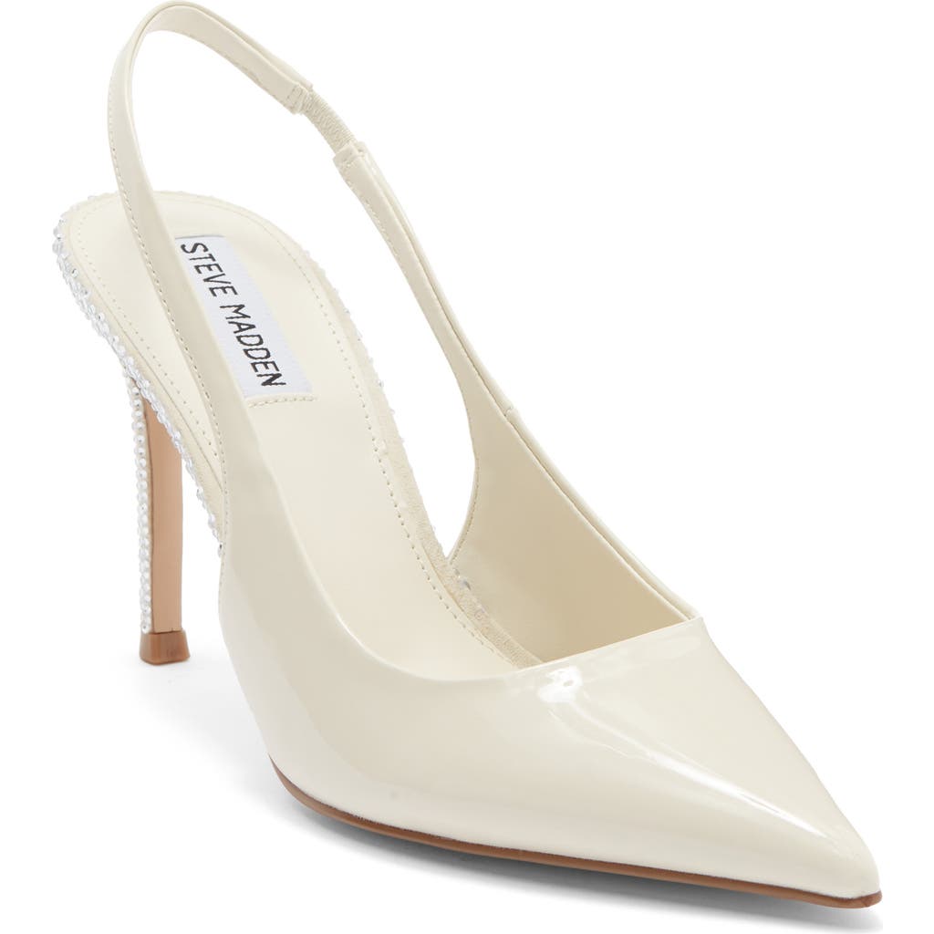 Steve Madden Jayney Slingback Pump In White