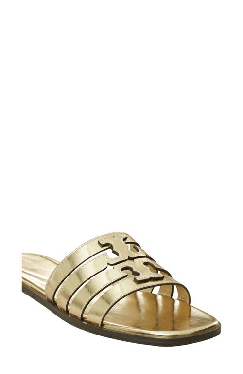 Tory Burch Ines Slide In Spark Gold/spark Gold