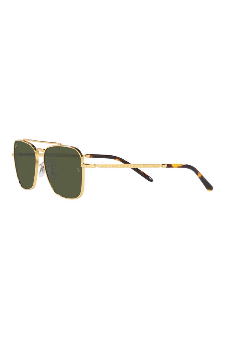 New Caravan 58mm Square Sunglasses, Alternate, color, YELLOW