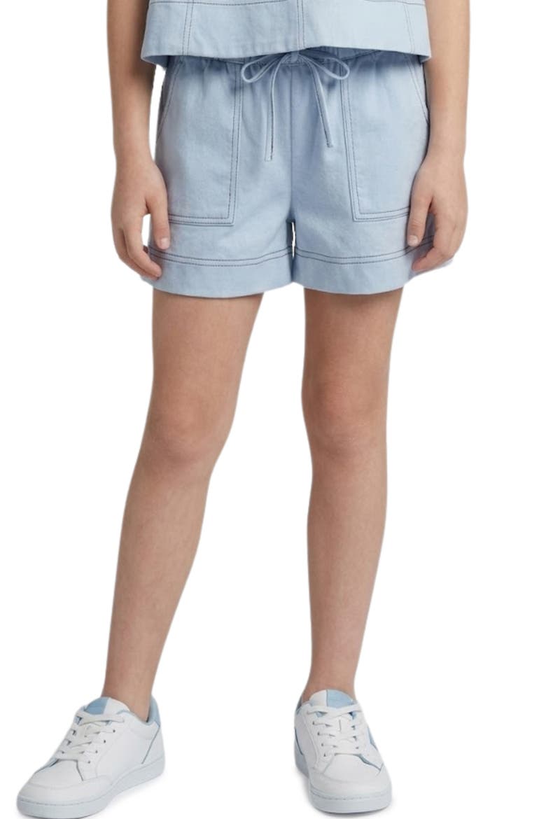 Kids' Knit Shorts, Main, color, LIGHT BLUE