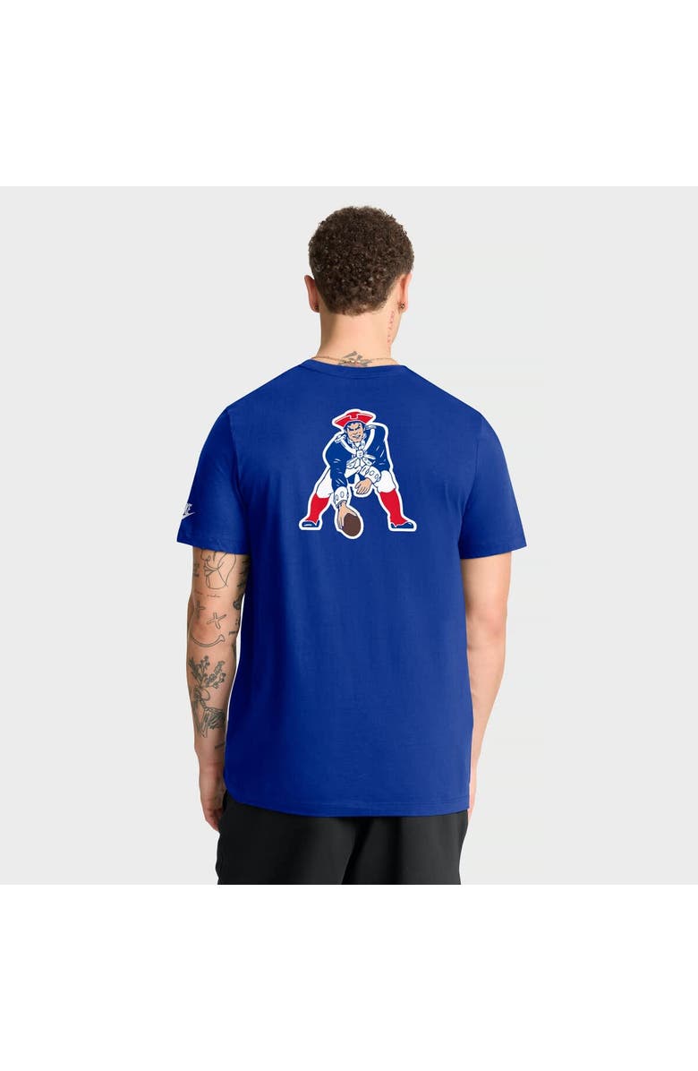 Nike Men's Nike Royal New England Patriots Rewind Front and Back Hit Essential T-Shirt, Alternate, color, Royal