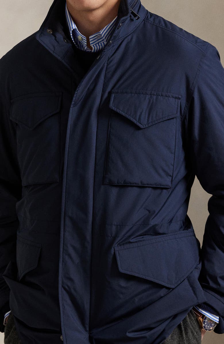 Polo Ralph Lauren The Southland Field Jacket with Stowaway Hood, Alternate, color, Collection Navy