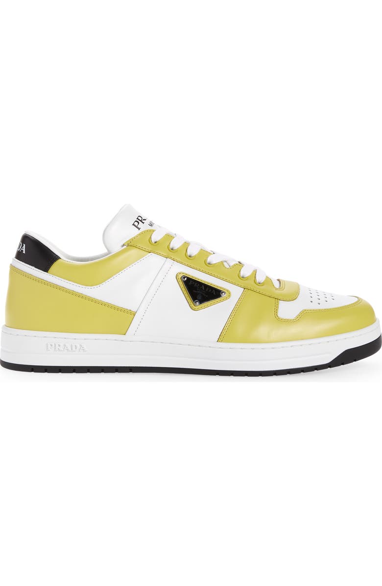 Prada Downtown Logo Low Top Sneaker, Alternate, color,