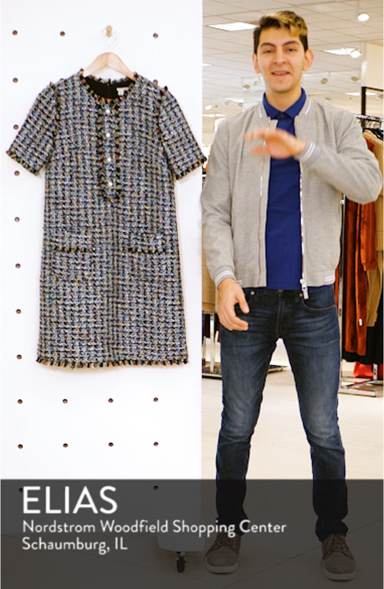 x Atlantic-Pacific Fringe Tweed Dress, sales video thumbnail