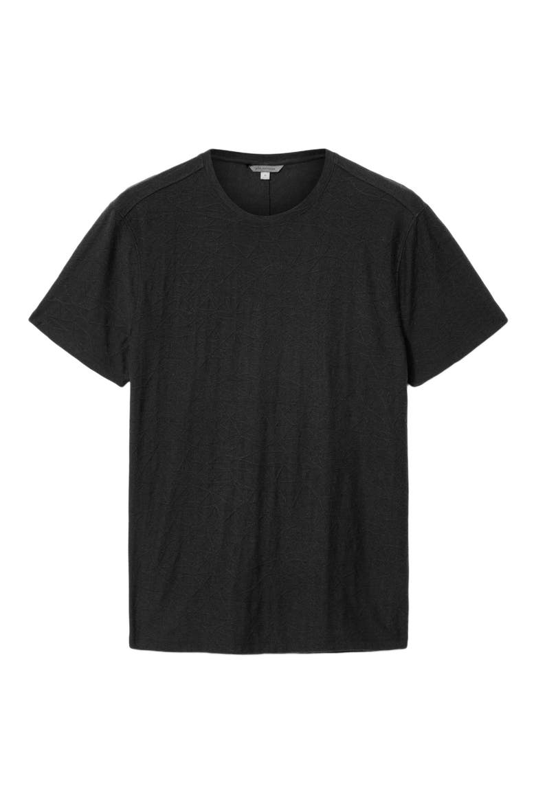 Rubin Jacquard Crewneck T-Shirt, Alternate, color, BLACK