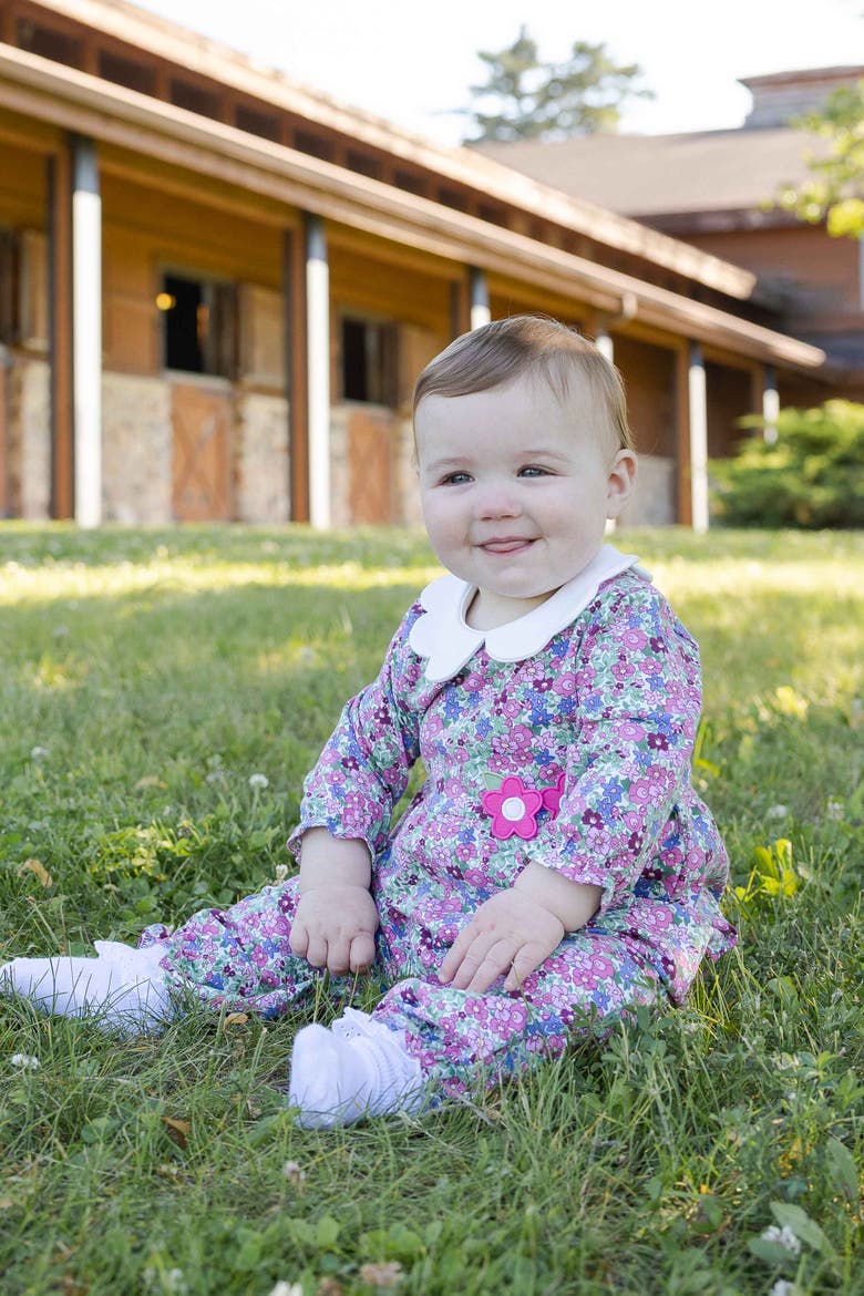 Floral Knit Longall with Flowers, Alternate, color, Ivory, Pink & Multi Floral