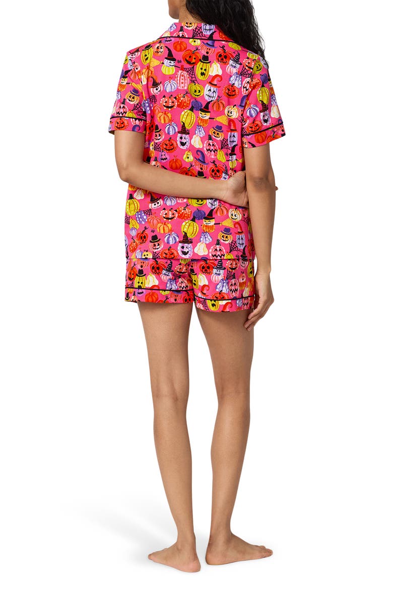 Print Short Pajamas, Alternate, color, PUMPKIN PATCH PARTY