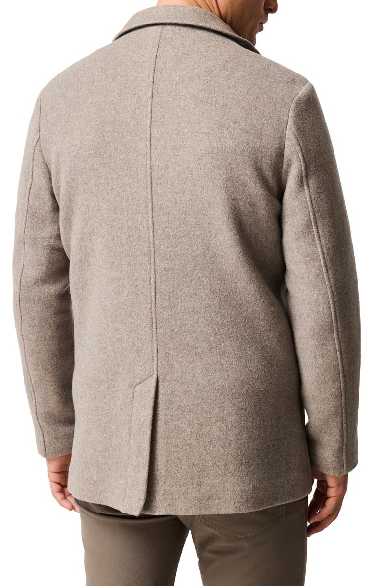 Rodd & Gunn Fitchett Wool Blend Coat, Alternate, color, Natural