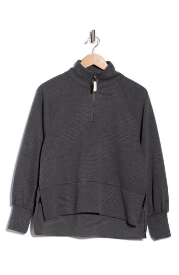 Balance Collection Whitley Quarter Zip Pullover In Gray