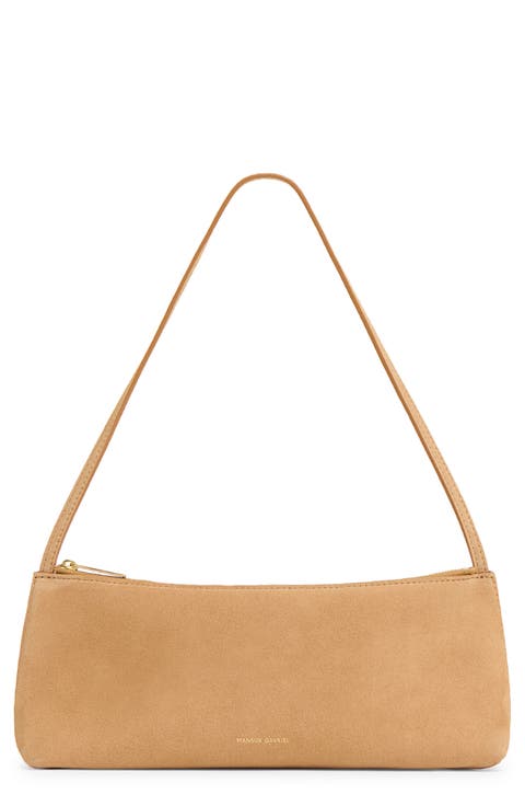 Gaia Leather Baguette Bag