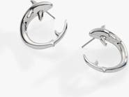 Alex and Ani Shark Hoop Earring