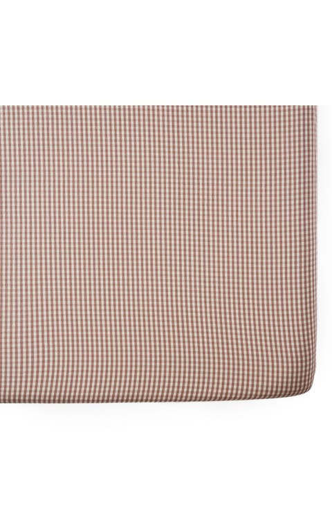 Gingham Crib Sheet