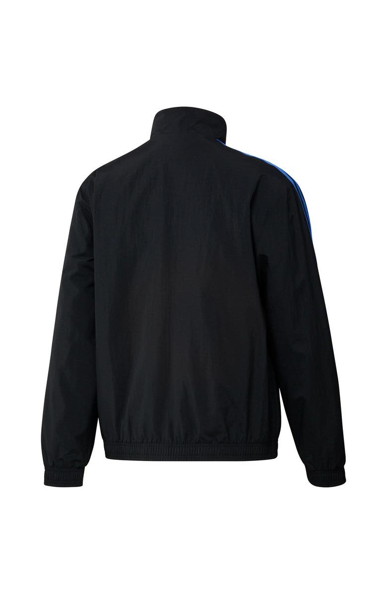 adidas Men's adidas Black/Blue San Jose Earthquakes 2023 On-Field Anthem Full-Zip Reversible Team Jacket, Alternate, color, Black