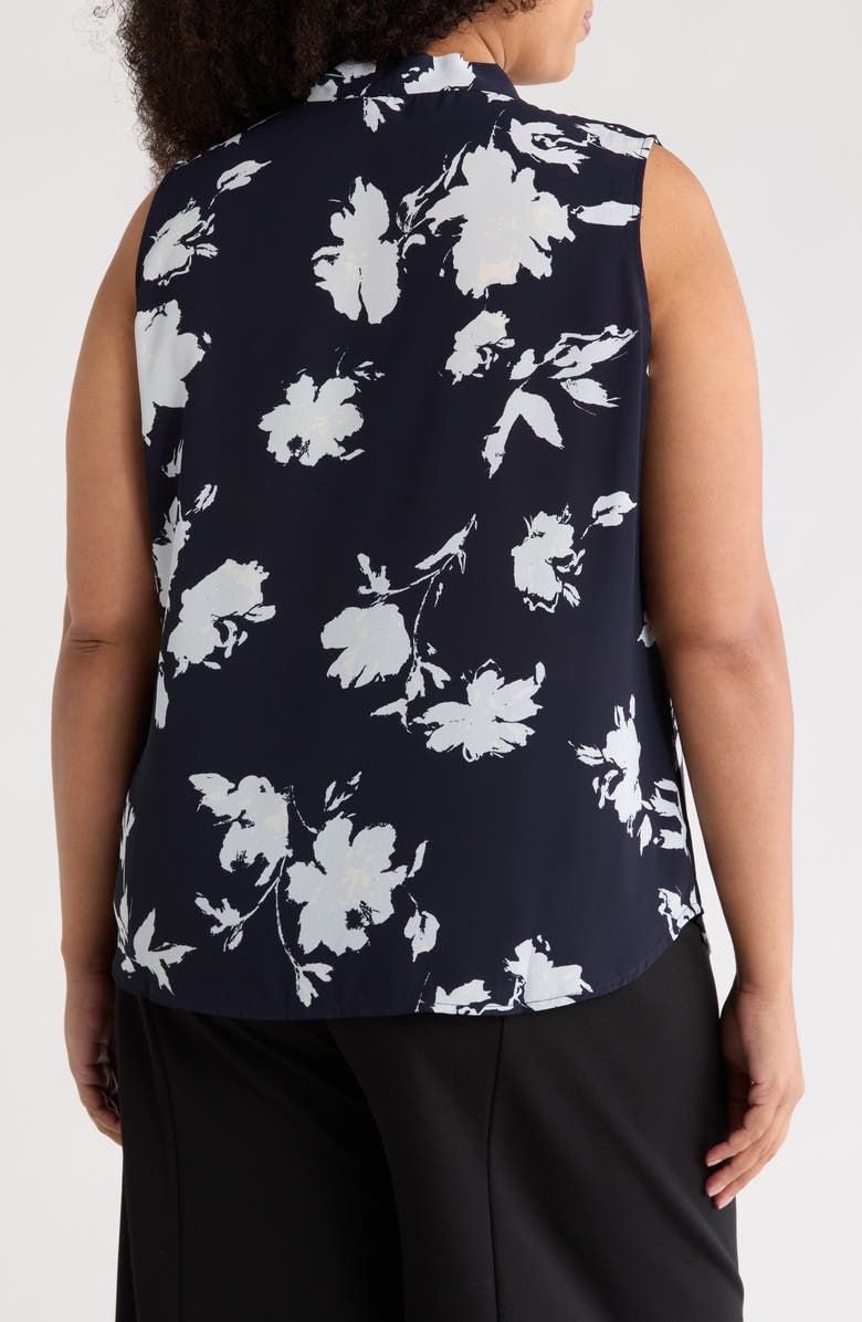 NORDSTROM RACK V-Neck Shell, Alternate, color, Navy Night Aspin Floral