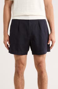 BUCK MASON Capitola Linen Blend Shorts