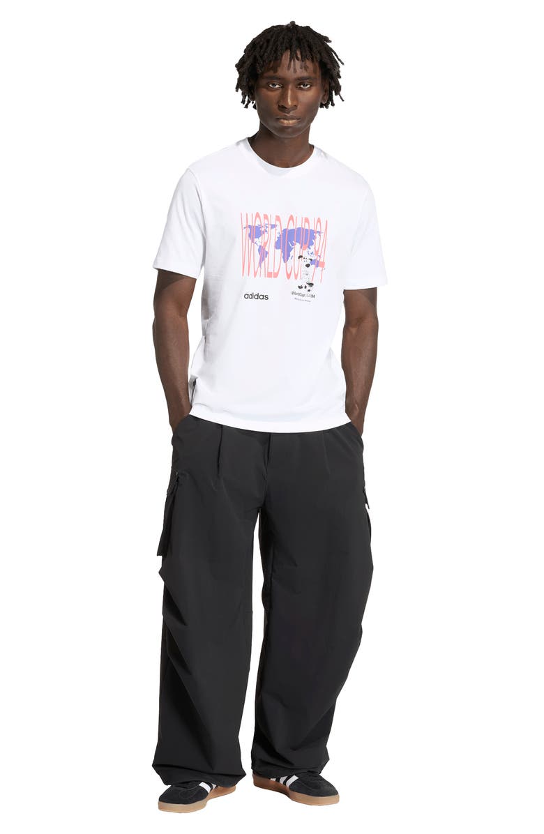 adidas FIFA World Cup 94 Striker Cotton Graphic T-Shirt, Alternate, color, White