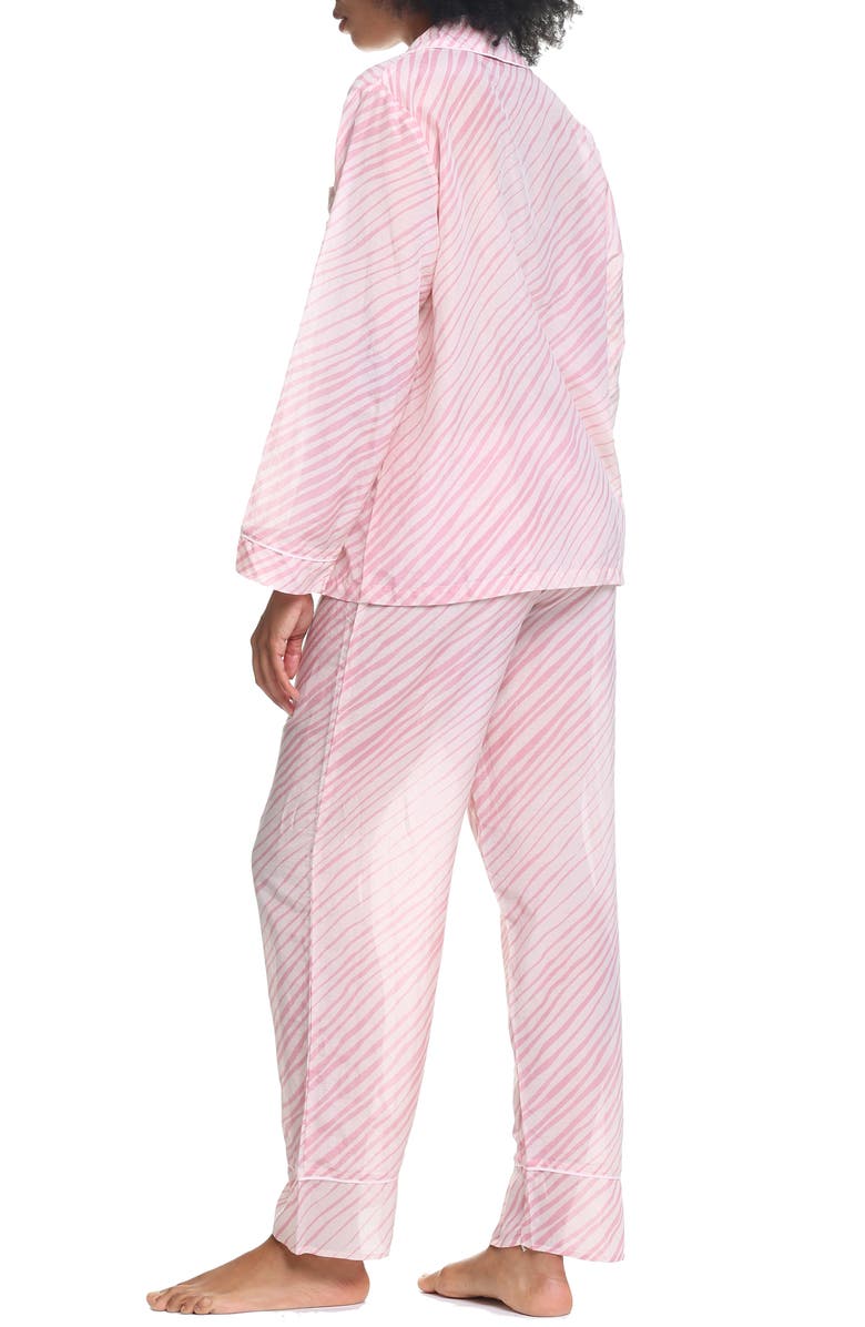 Papinelle Zebra Cotton & Silk Pajamas, Alternate, color, 