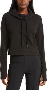 Sweaty Betty Escape Luxe Fleece Crop Hoodie