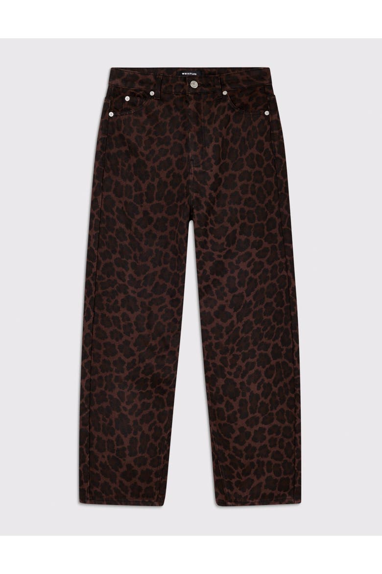 Leopard Print Barrel Jean, Alternate, color, Leopard Print