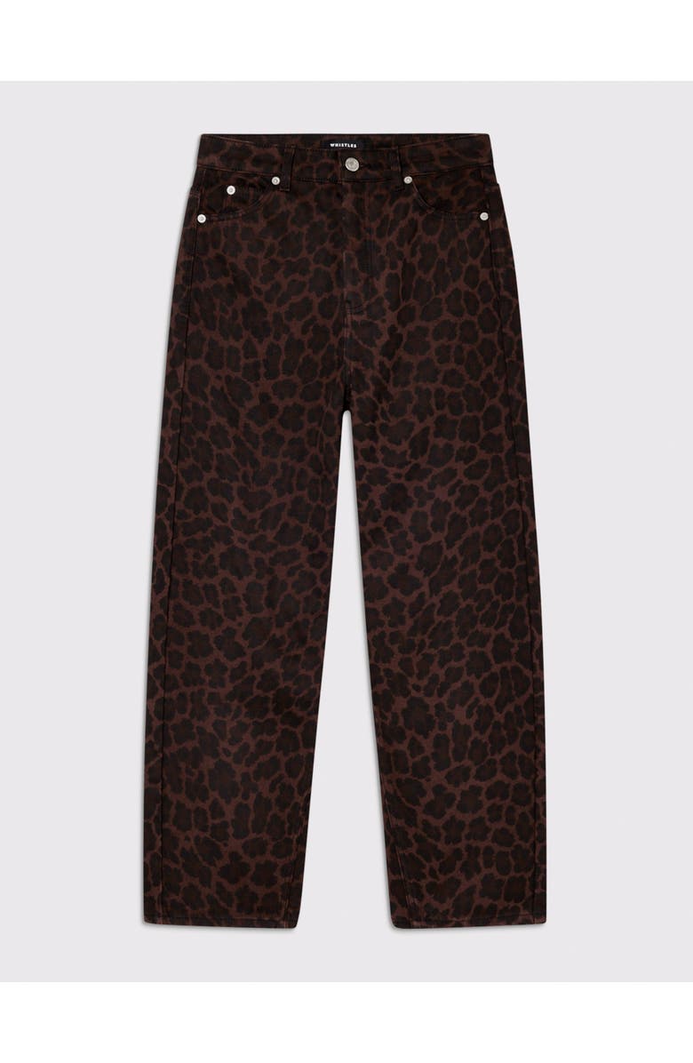 Whistles Leopard Print Barrel Jean, Alternate, color, Leopard Print