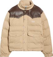 Nothing Grows Overnight Western Down Puffer Jacket