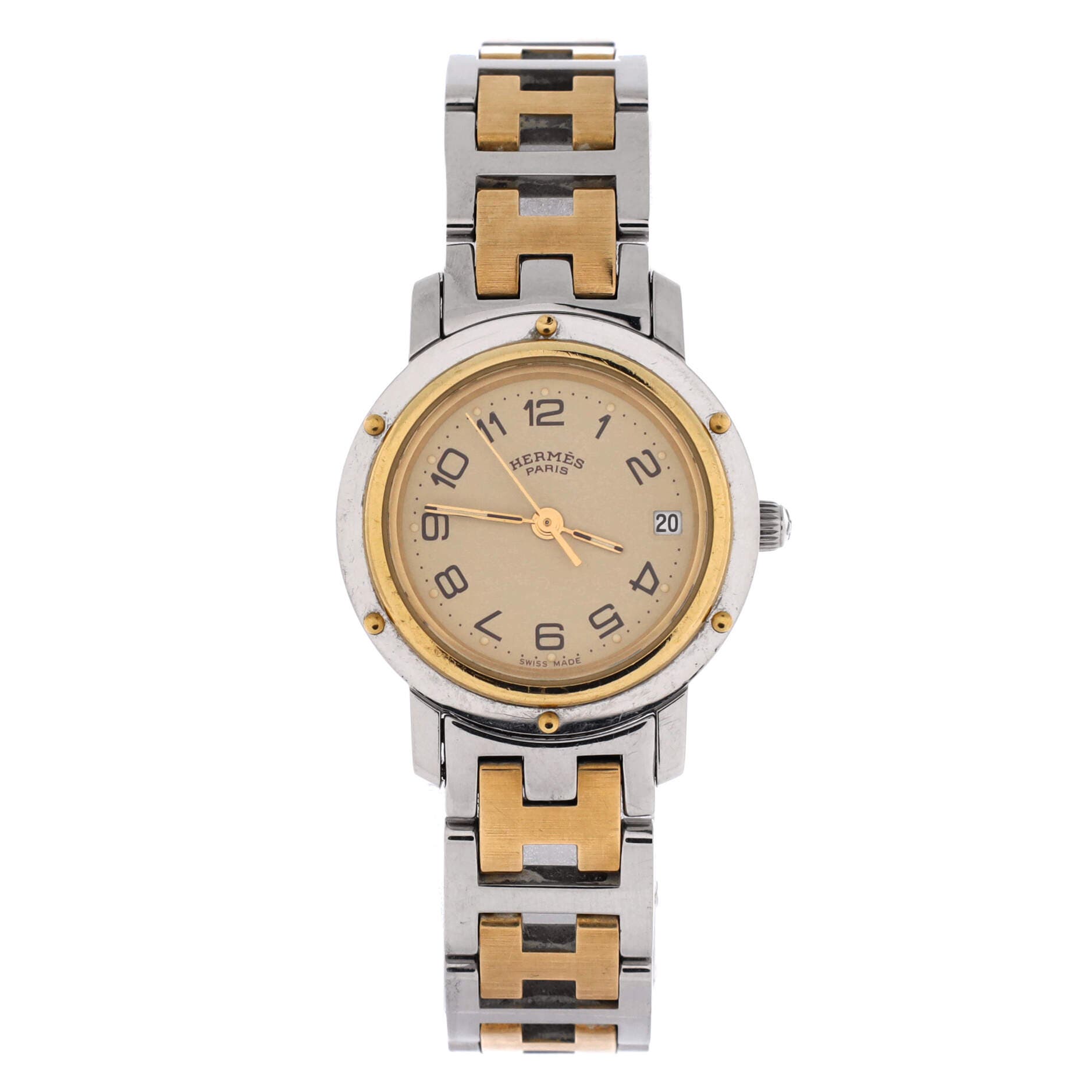 Clipper Quartz Watch Stainless Steel with Plated Metal 24, Main, color, Metallic Silver