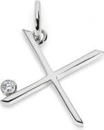 Monica Vinader Lab Grown Diamond Initial Pendant