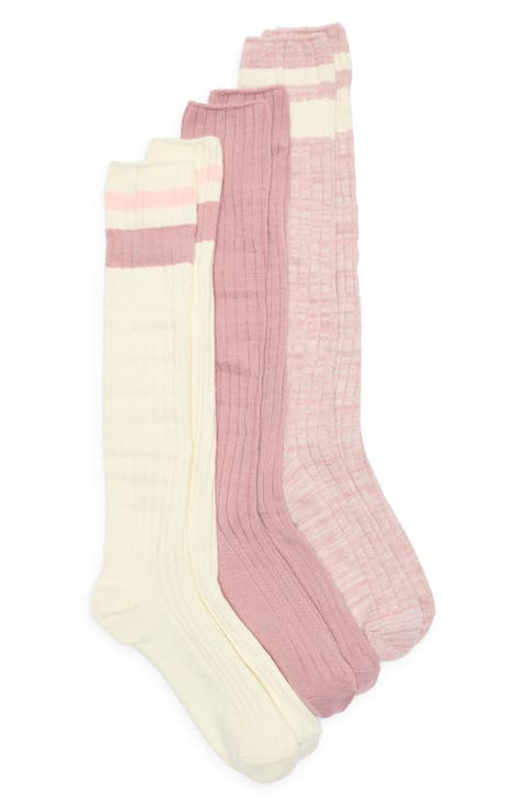 3-Pack Rib Slouch Socks
