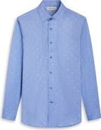 Bugatchi Devon OoohCotton® Dot Button-Up Shirt