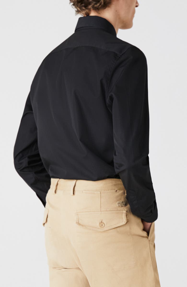 Lacoste Slim Fit Poplin Button-Up Shirt, Alternate, color, 