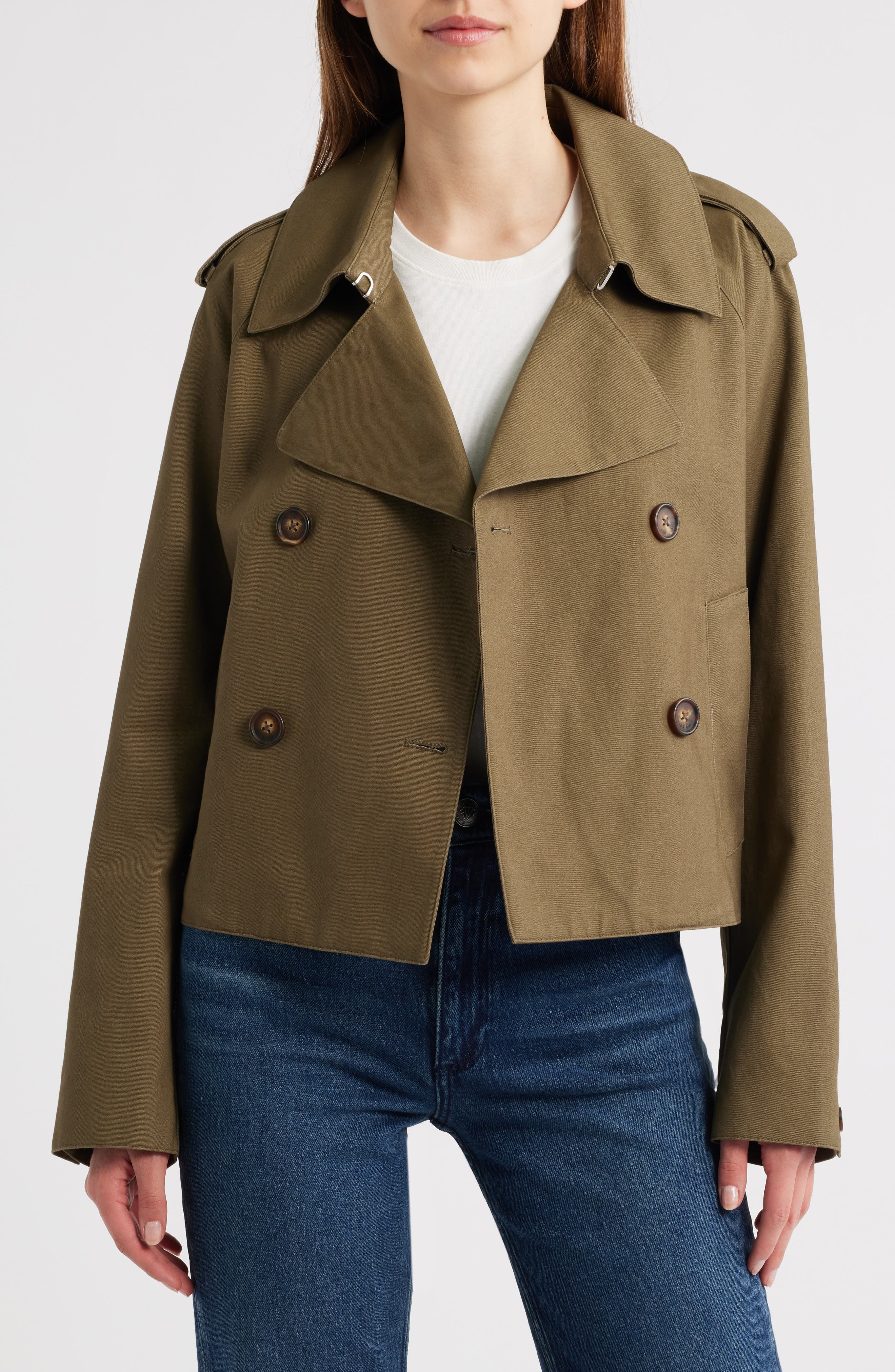 rag & bone Betty Crop Trench Coat
