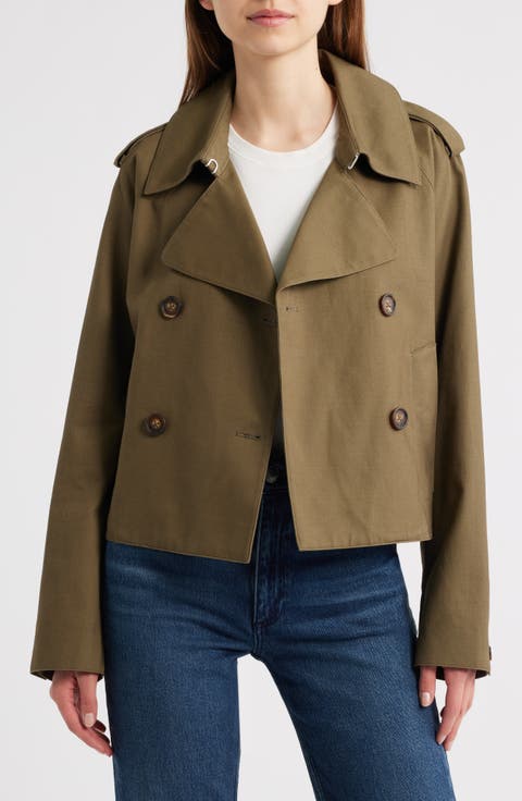 Betty Crop Trench Coat