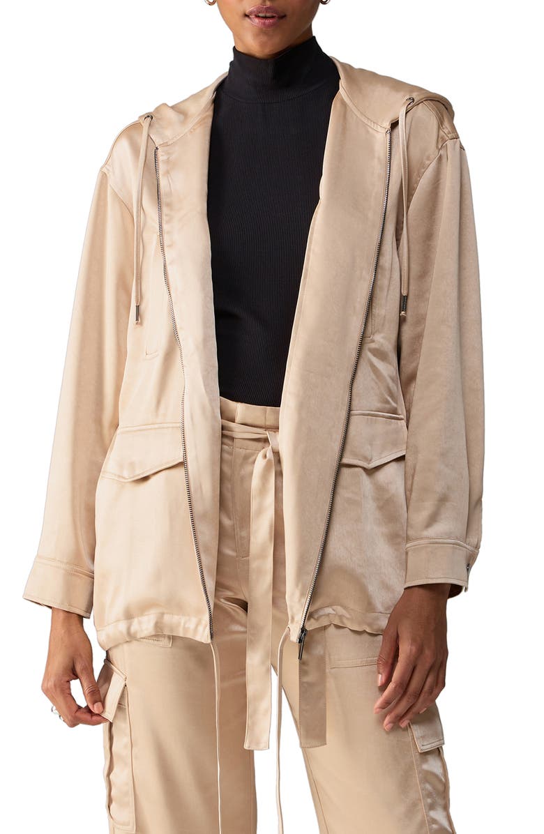 Sanctuary Hooded Flight Parka, Main, color, 